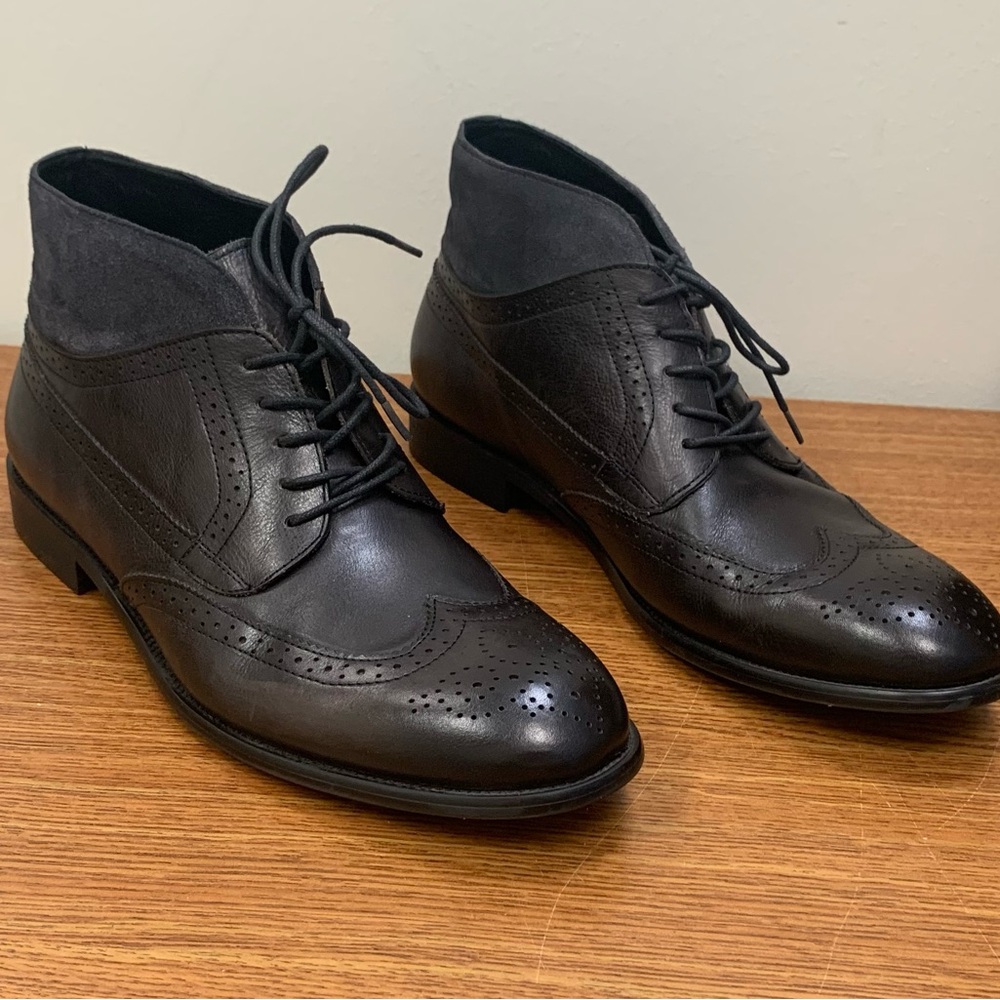 Vintage Foundry Co. Graham black leather boots